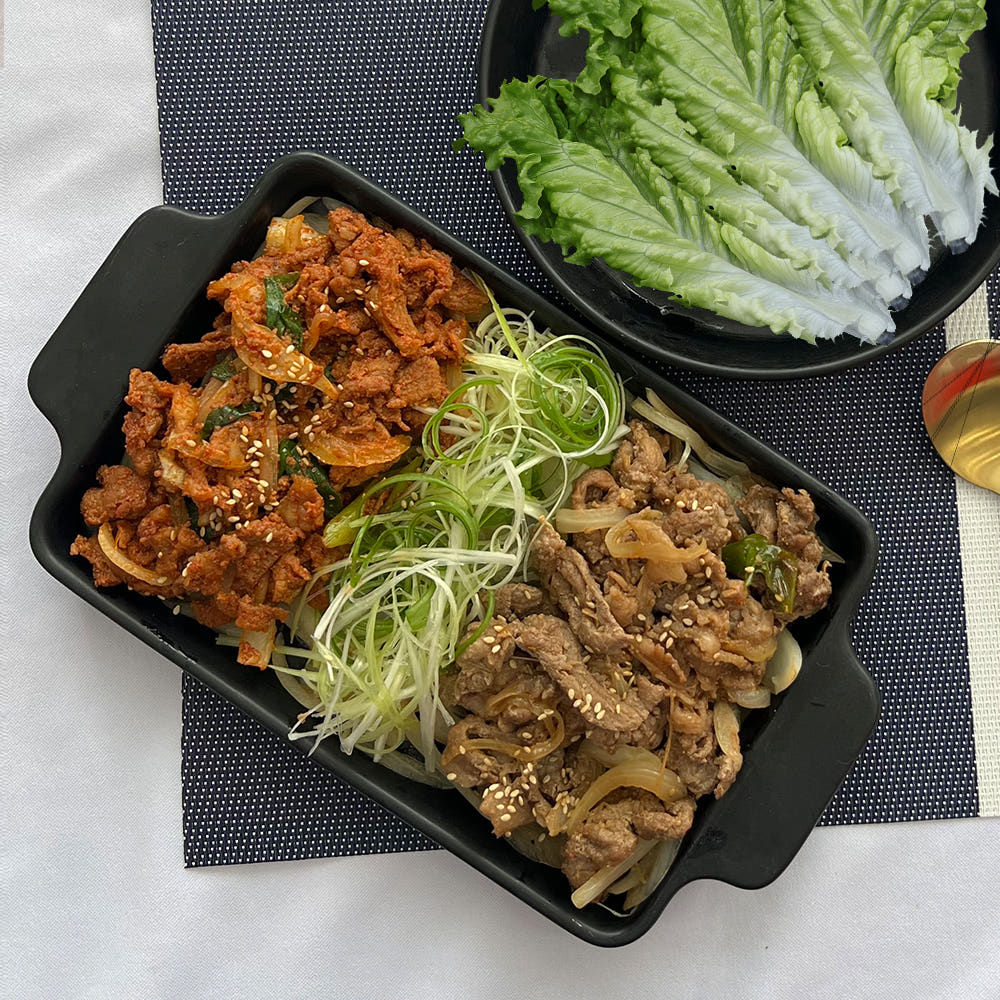 갈비아저씨 제육볶음 돼지불백 2팩 600g+600g - 상품 이미지