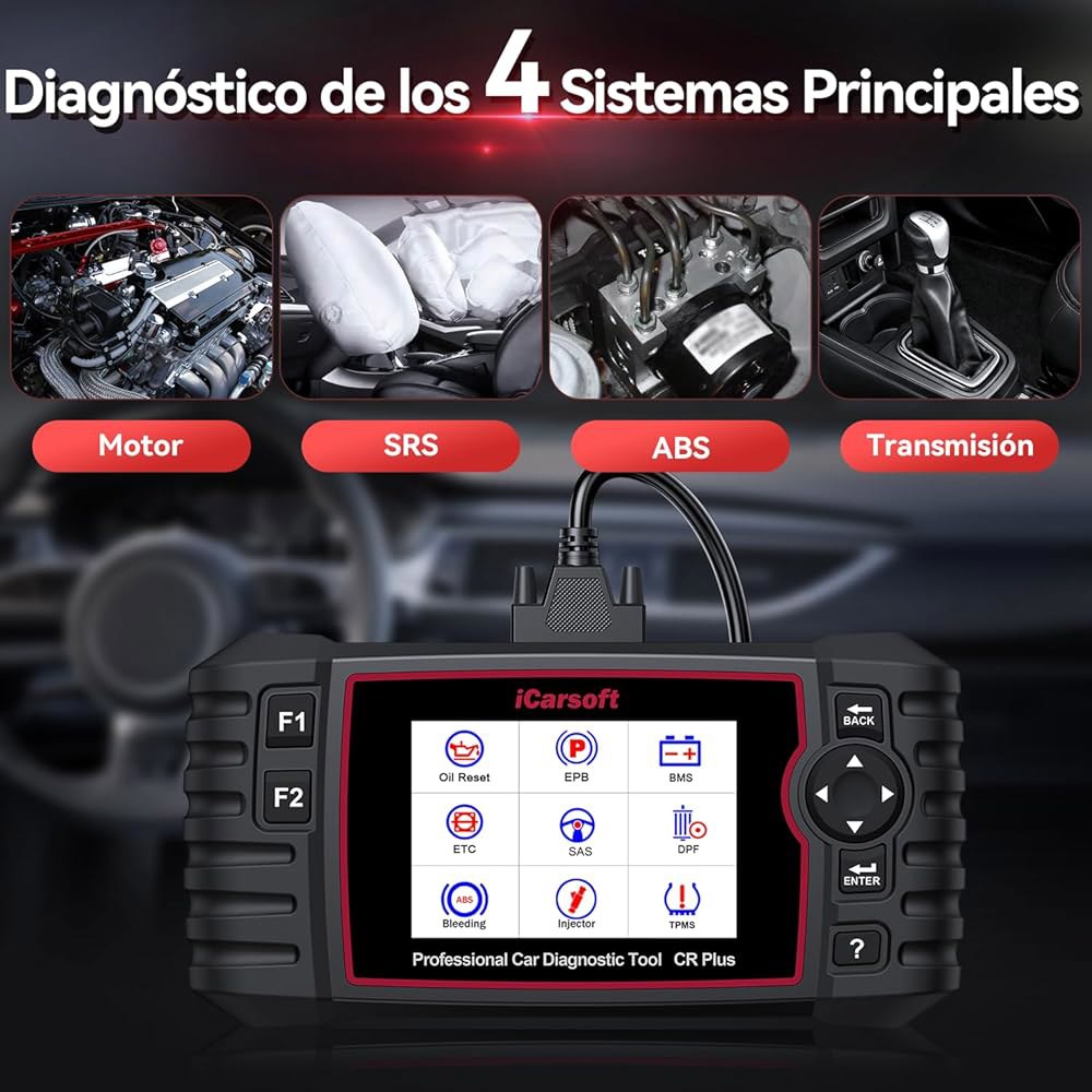 CR Plus OBD2 스캐너 진단 코드 에어백 리셋 O2 있는 및 자동차 업데이트 테스트가 스캔 프리 변속기 - 센서 오일 ABS 도구, 시스템용 2025 프리즈 EVAP 리더. - 상세 이미지 2