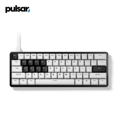 Pulsar PULSAR PCMK 3 HE 60 마그네틱 미니 게이밍 키보드(영문)-화이트