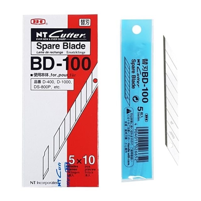 NT커터 커터칼날 BD-100 30도/(5개입10갑) 갑(10개입) - 상품 이미지