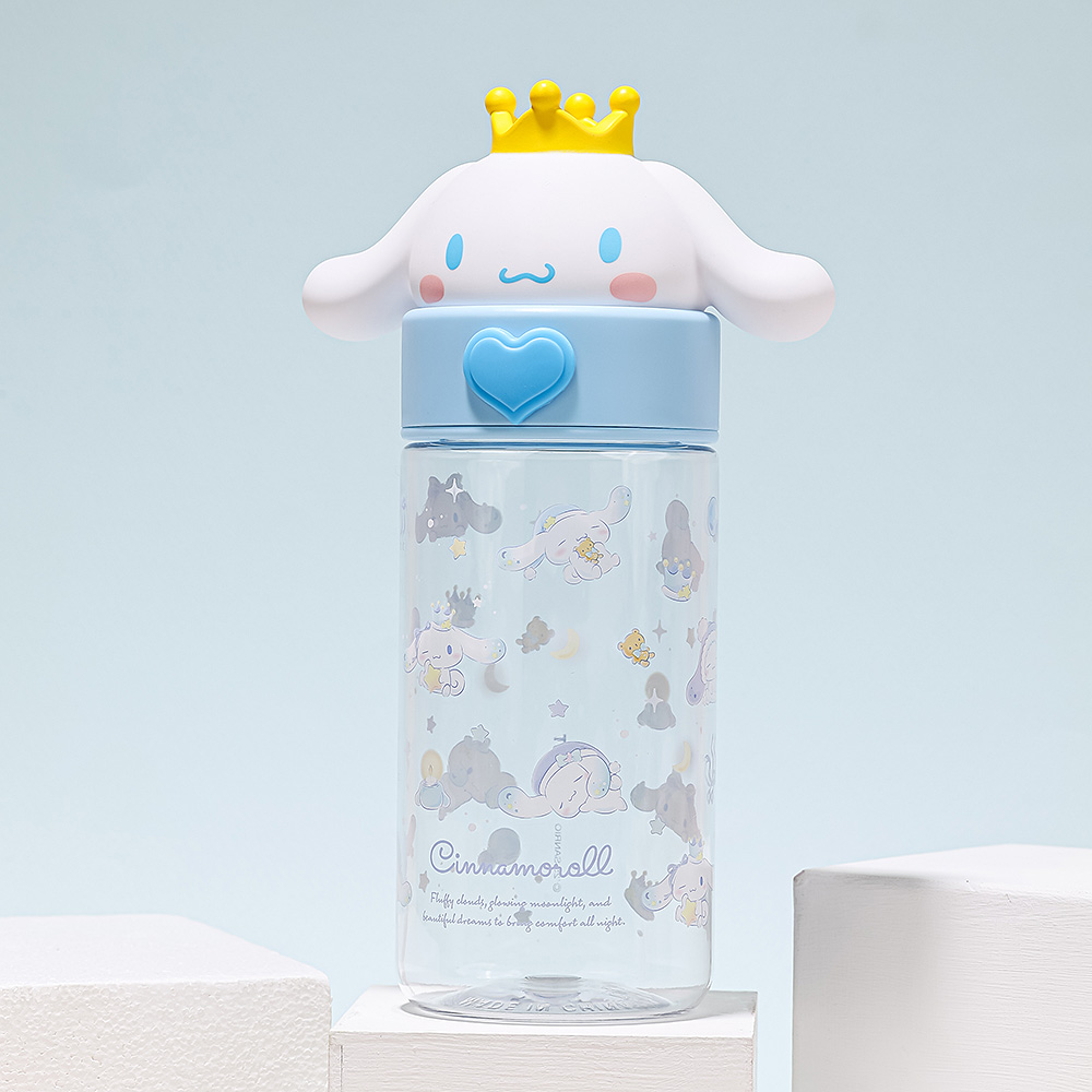 산리오 페이스팝 트라이탄 물통 초등 물병 500ml, 시나모롤 - 상품 이미지