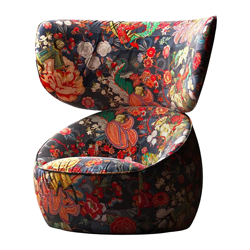 플로럴 판타지 빈백 인테리어 1인용 소파