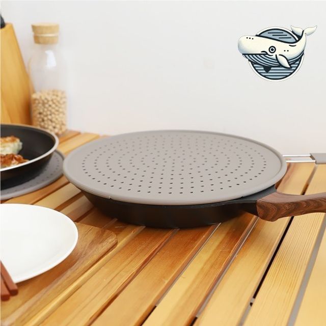 기름 튀김 방지 실리콘 뚜껑 30cm 주방 - 메인 이미지