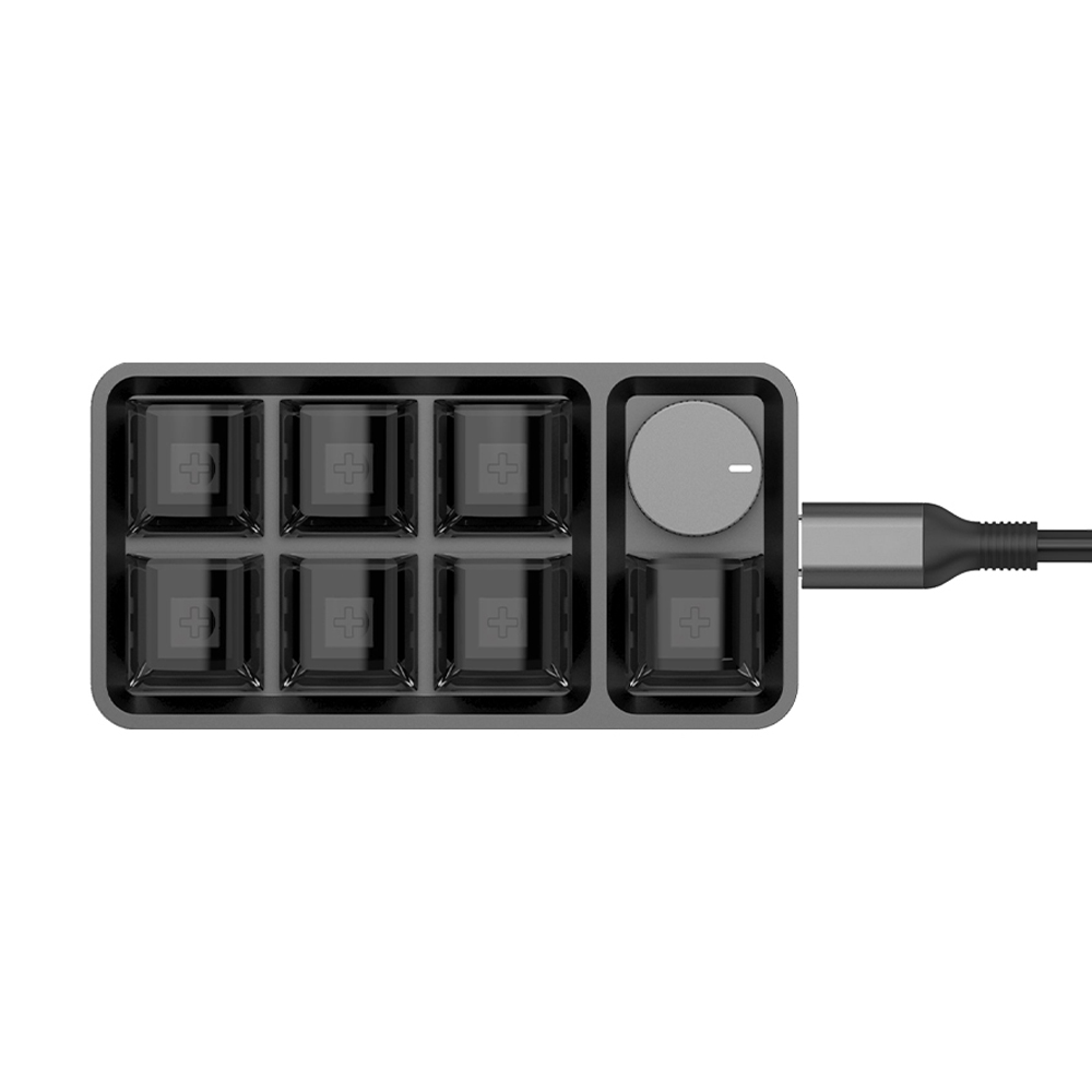 아이노트 75 적축매크로 7키 + 6in1 C to hdmi 멀티 젠더 USB SD PD - 메인 이미지