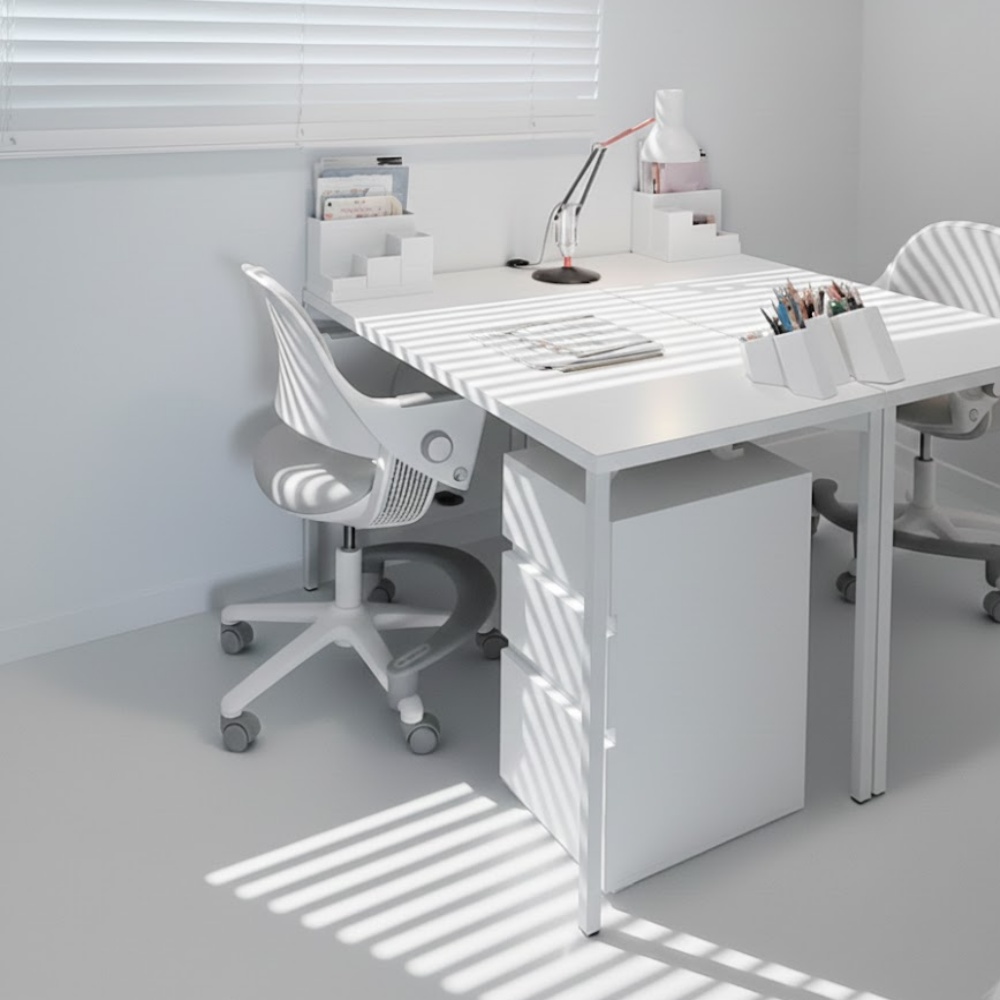 책상 서랍장 책상 서랍 선반 데스크 프린터기 받침대 3단