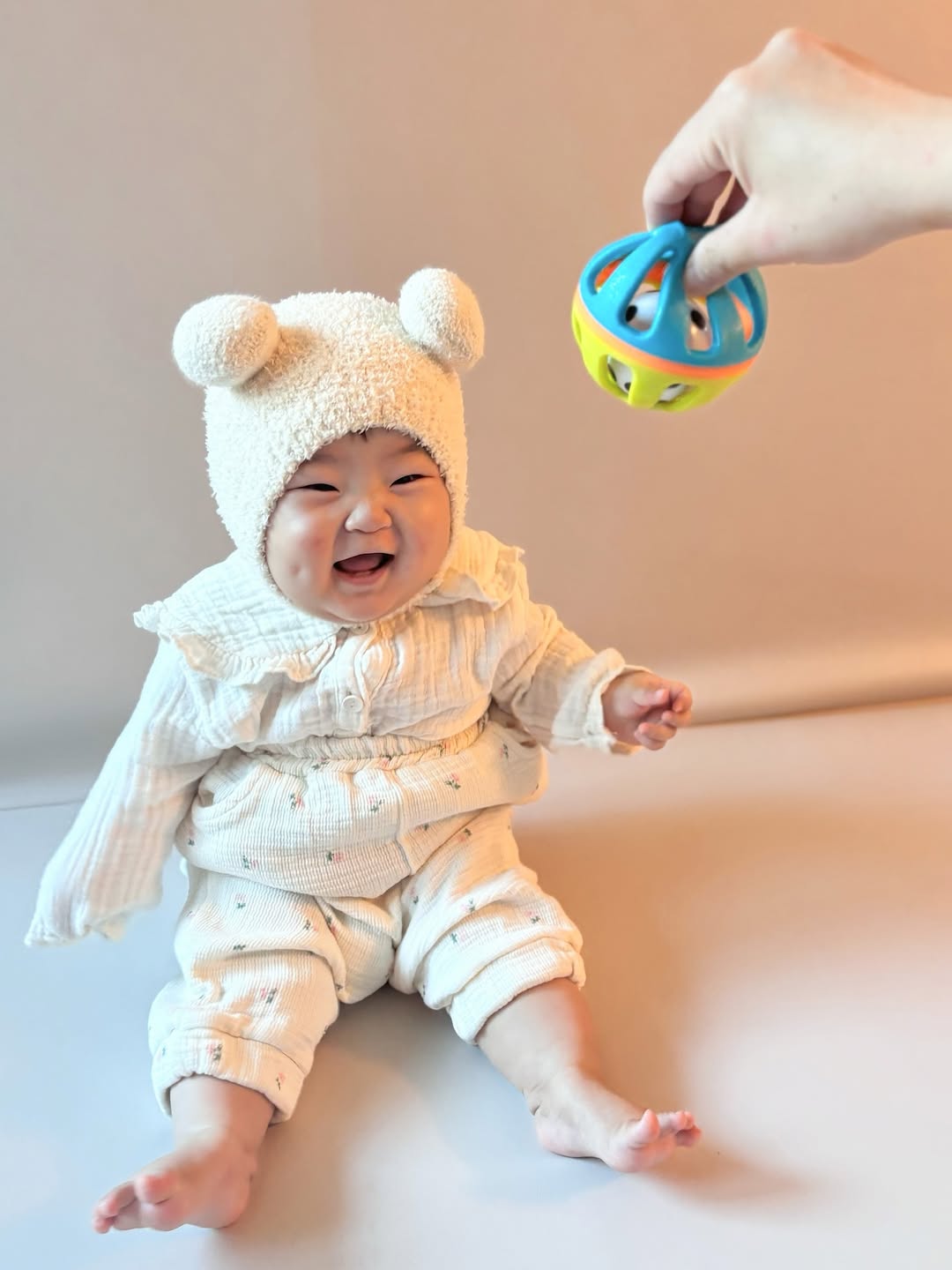 쎄씨 스퀴시 딸랑이 차임볼 영유아 장난감 백일 돌 출산 선물 - 상세 이미지 3