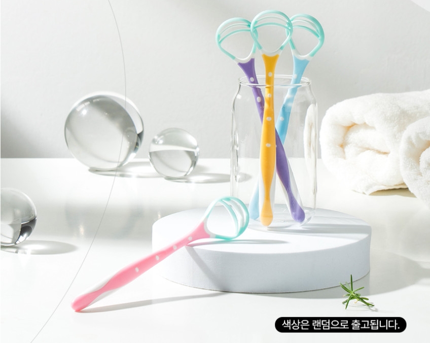 옥산 혀클리너 입냄새제거 백태 제거 설태 혀백태 플라콘 - 상품 이미지