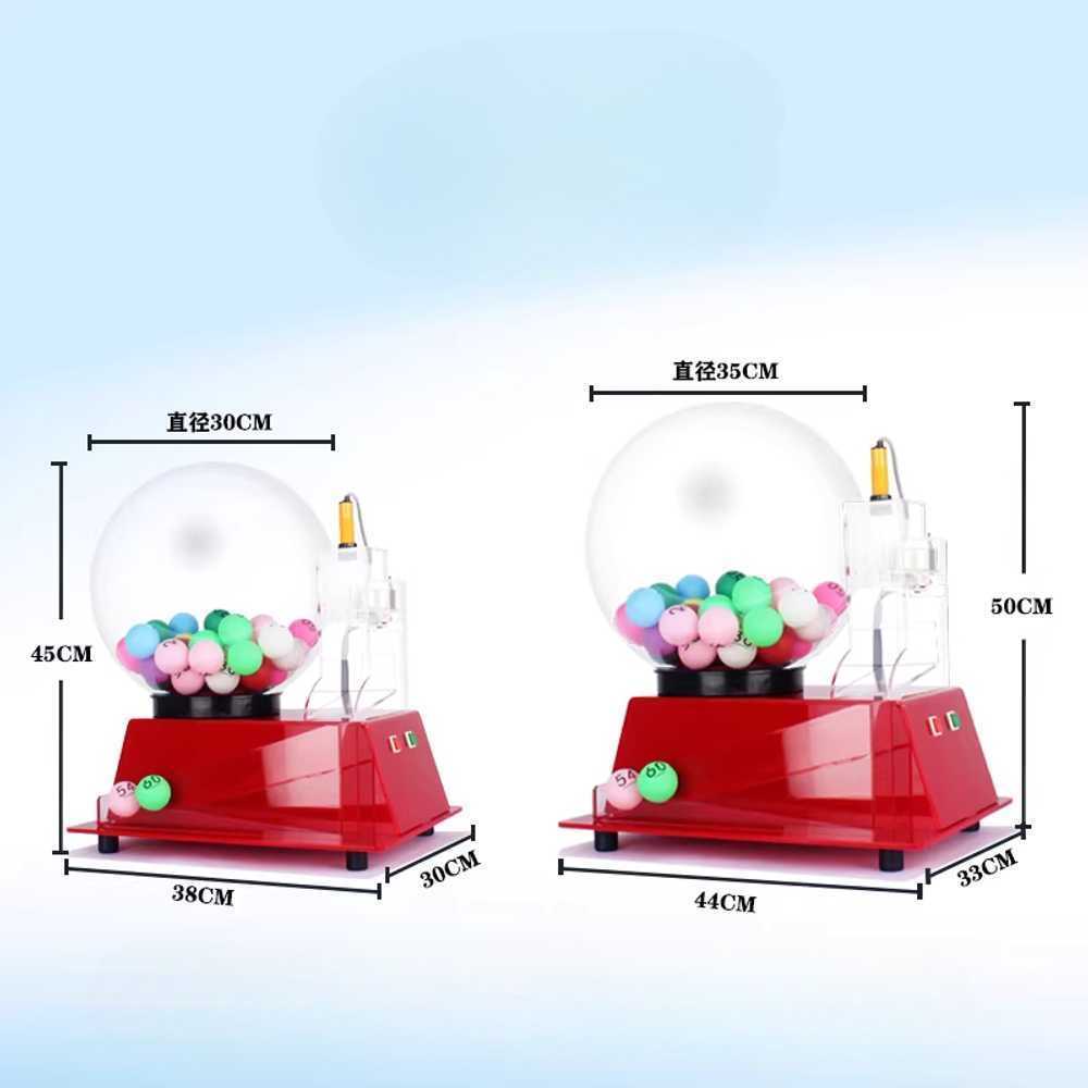 로또 추첨기 자동 랜덤 숫자 뽑기 번호 기계 경품 레드 +오렌지 숫자 공 100개 - 상세 이미지 5