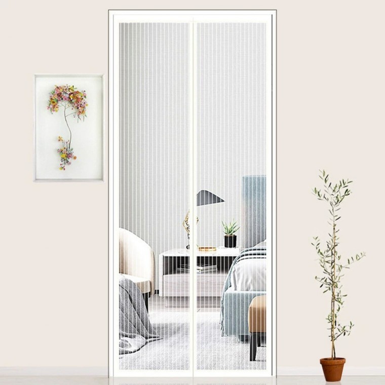 모기안녕 여름 자석 문 모기장 현관 방충망 90x210cm - 상품 이미지