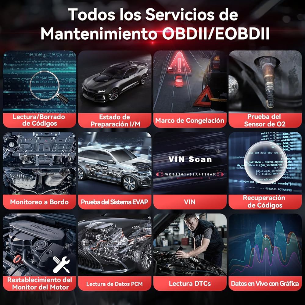 CR Plus OBD2 스캐너 진단 코드 에어백 리셋 O2 있는 및 자동차 업데이트 테스트가 스캔 프리 변속기 - 센서 오일 ABS 도구, 시스템용 2025 프리즈 EVAP 리더. - 상세 이미지 3