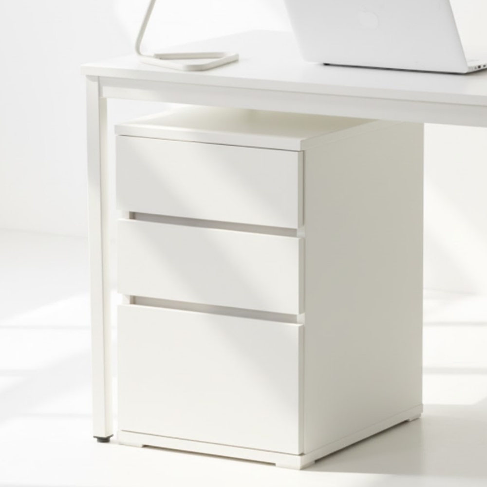 책상 서랍장 책상 서랍 선반 데스크 프린터기 받침대 3단