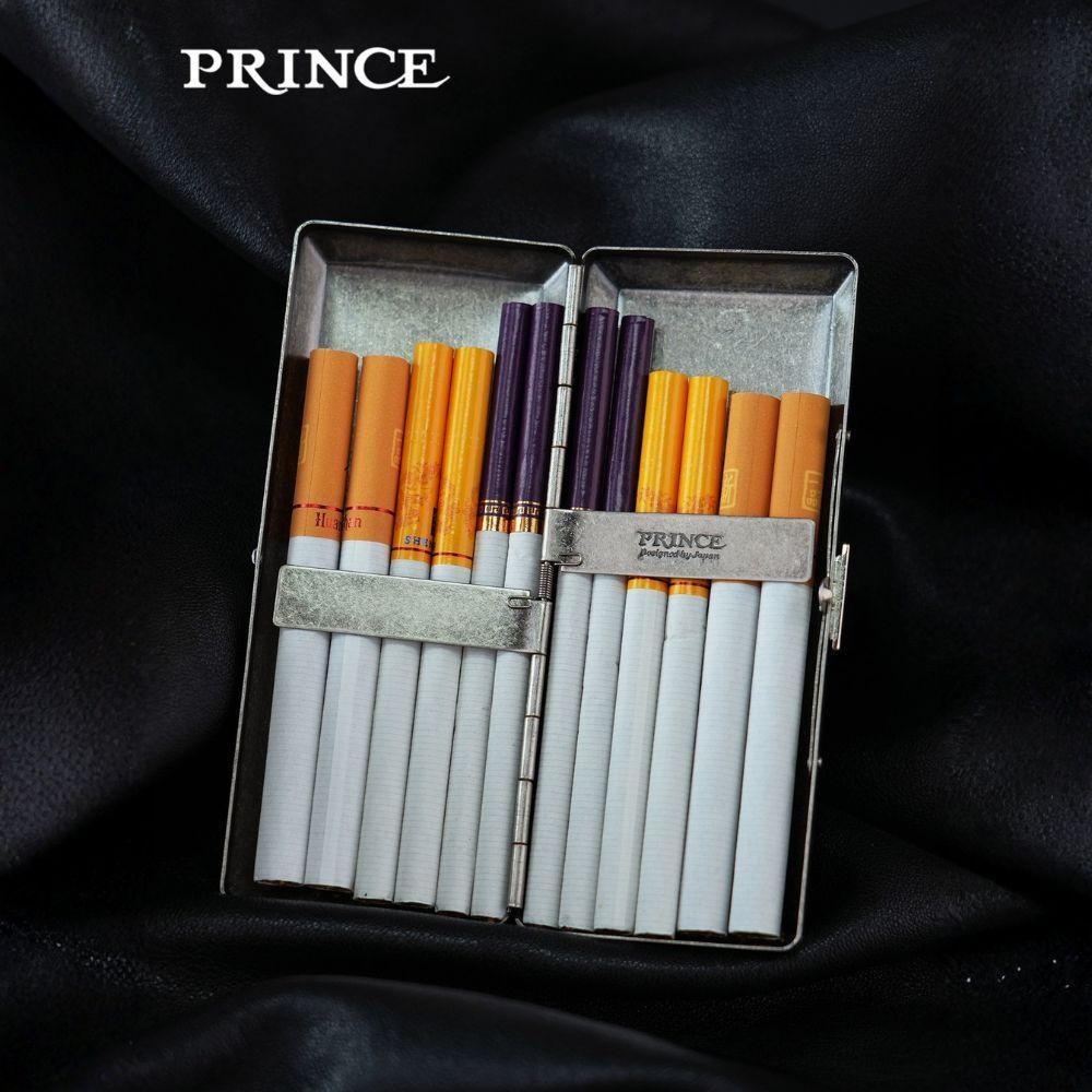 PRINCE 엔틱 실버 빈티지 담배케이스 메탈 케이스 - 상세 이미지 3
