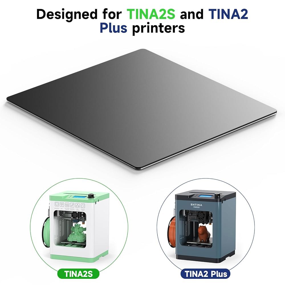 Tina2S V6 / V8 V10 V12 3D 프린터용 프린터 플랫폼, 스프링 스틸로 만든 플랫폼은 인쇄 가열 기능을 구현하여 모델 접착력을 높이고 성공률을 향상시킬 수 있습니다 - 상세 이미지 2