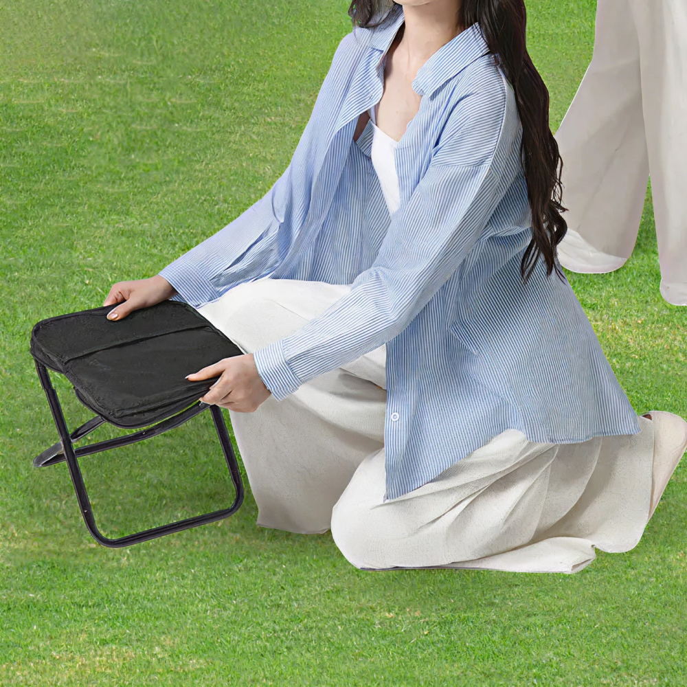 파우치형 휴대용 미니 등산 경량 캠핑 의자 접이식 캠핑의자 - 상세 이미지 2