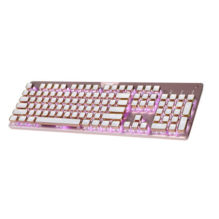 앱코 앱코 K840 사각 레트로 축교환 기계식 핑크 (청축)