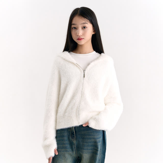 폭닥폭닥 스웨터 후드 집업 TGJM25W03_7358