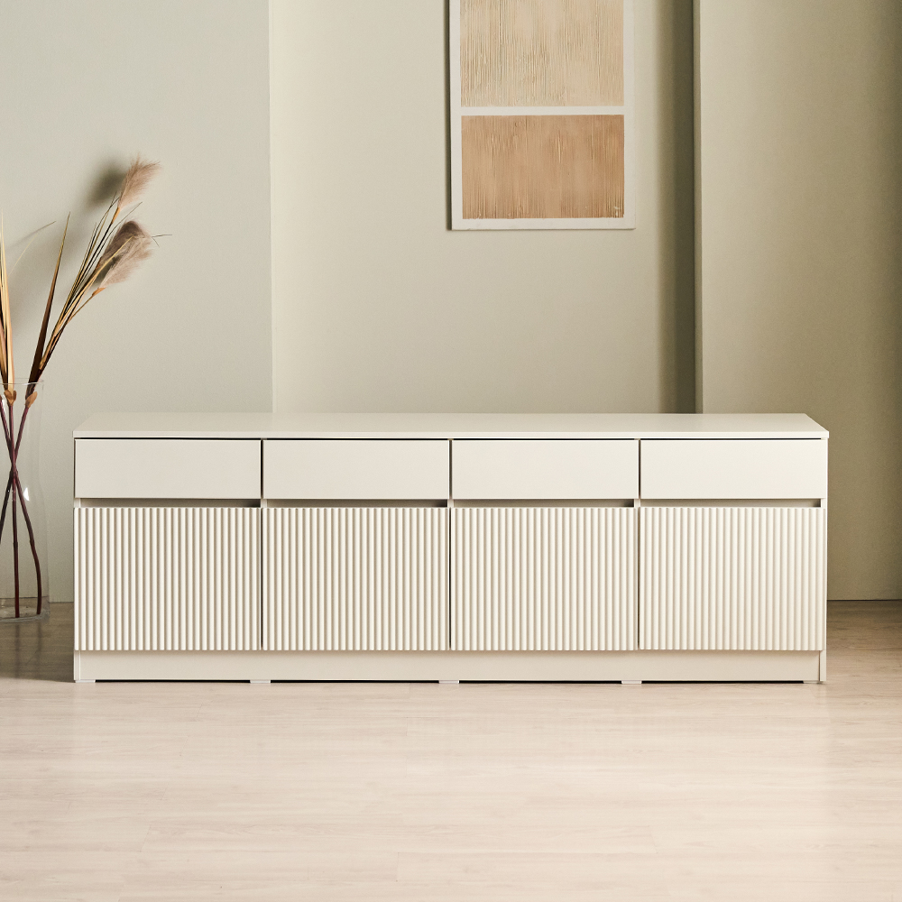 해밀턴 1800 높은거실장 템바보드거실장