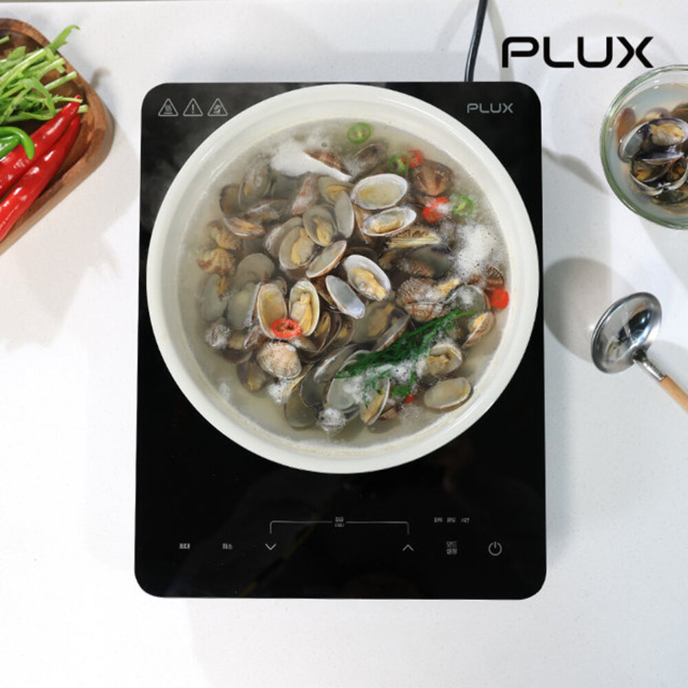 플럭스 1구 인덕션 전기레인지 PLX-EIR0120BK (블랙 / 2000W)