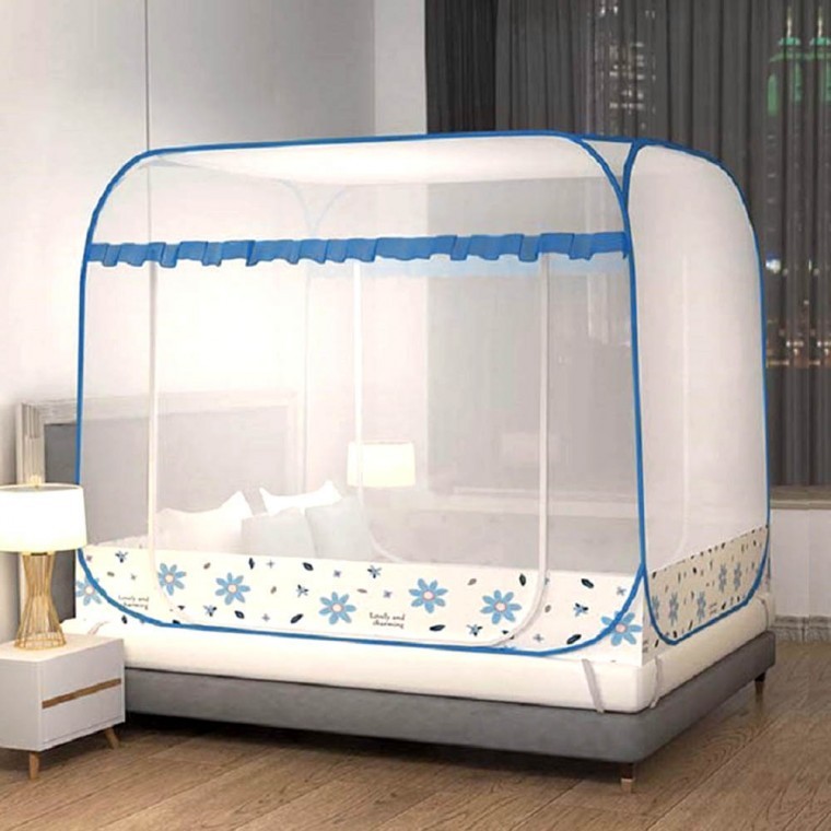편한잠 사각 원터치 모기장200x150cm - 상품 이미지