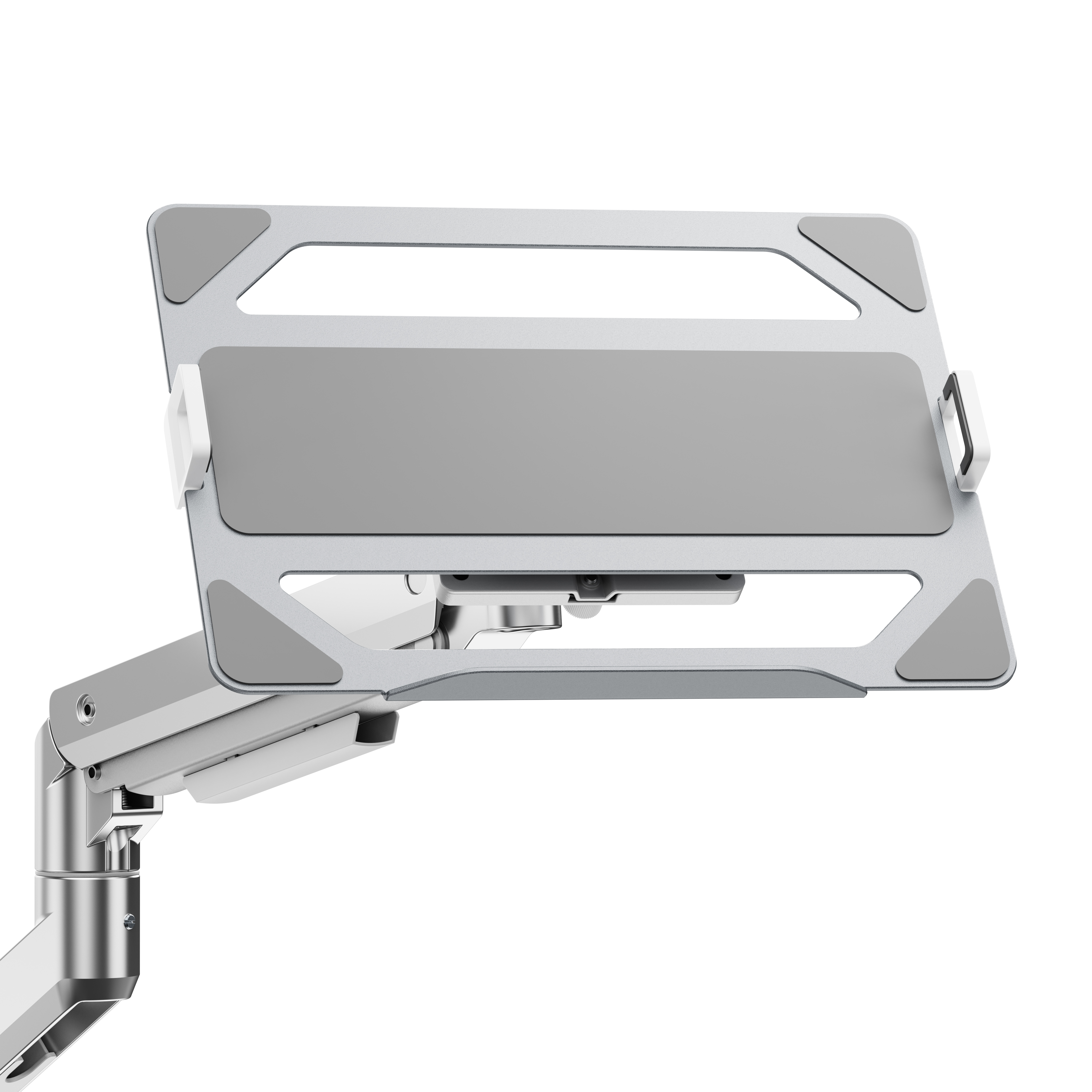 오레즈 모니터 알루미늄 모니터암 전용 노트북 거치대 11.6~17.3인치 493mm, 실버 - 상세 이미지 4