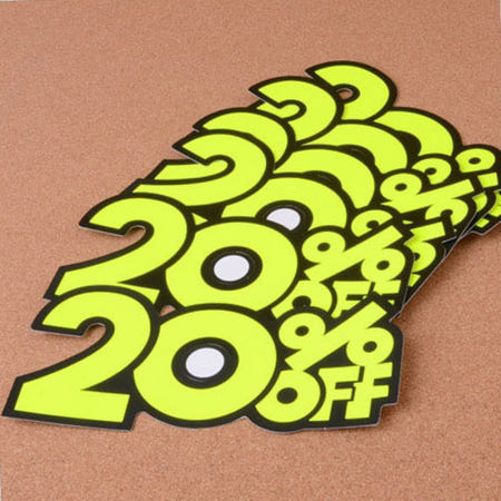 대형마트 쇼핑몰 의류매장 할인 세일 쇼카드 표지판 20~50% 6개