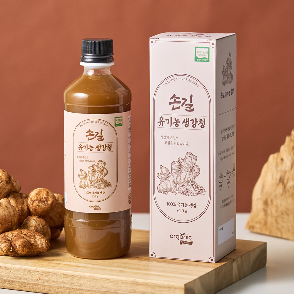 물 한방울 안들어간 유기농 국내산 생강청 생강차 수제청 620g, 1개 - 상세 이미지 3
