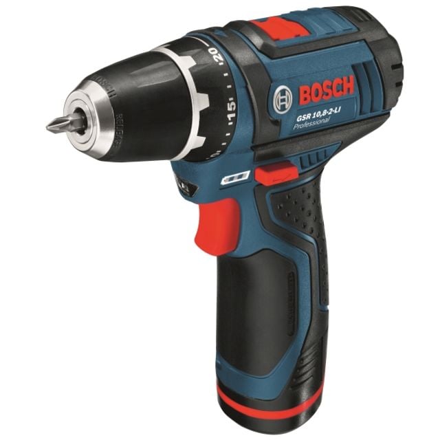 충전드릴10.8V 리튬 2.0Ah 10mm 2B 0~400/1100rpm 1.1kg GSR10.8-2-LI (2.0) - 상품 이미지