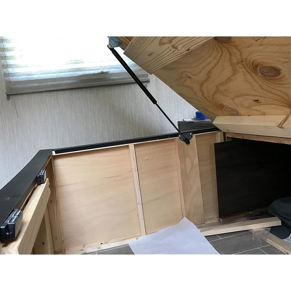 Hatchlift Products RV 베드리프트 - 수납 스트럿 소형 매트리스, 상자용 61cm(24인치) 76.2cm(30인치), 공간 무거운 쇼크, 가스 트럭 캠퍼 리프트 - 상품 이미지