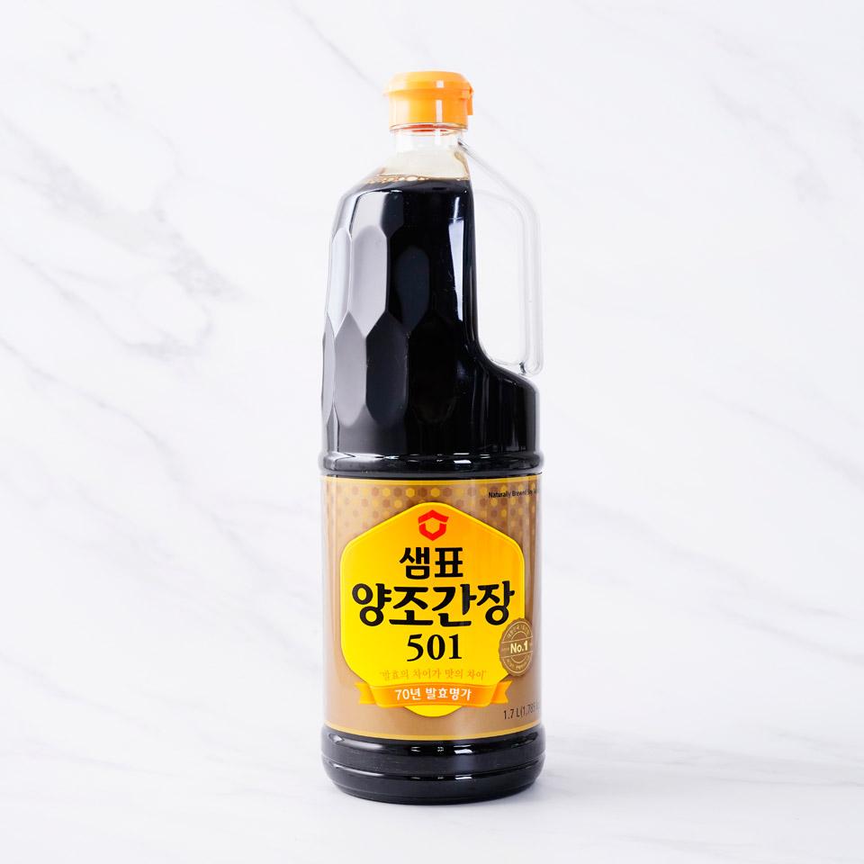 메가마트 샘표 양조간장(501) 1.7L+500ml - 상품 이미지