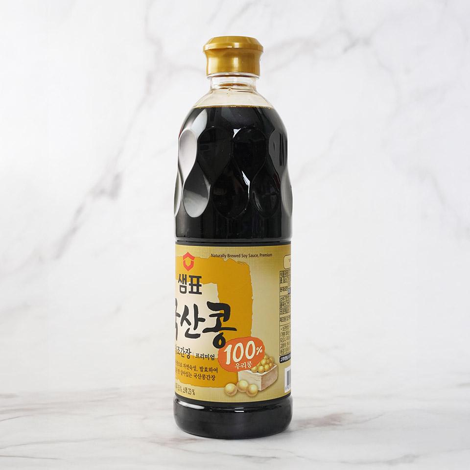 메가마트 샘표 국산콩 양조간장 프리미엄 860ml - 상세 이미지 2