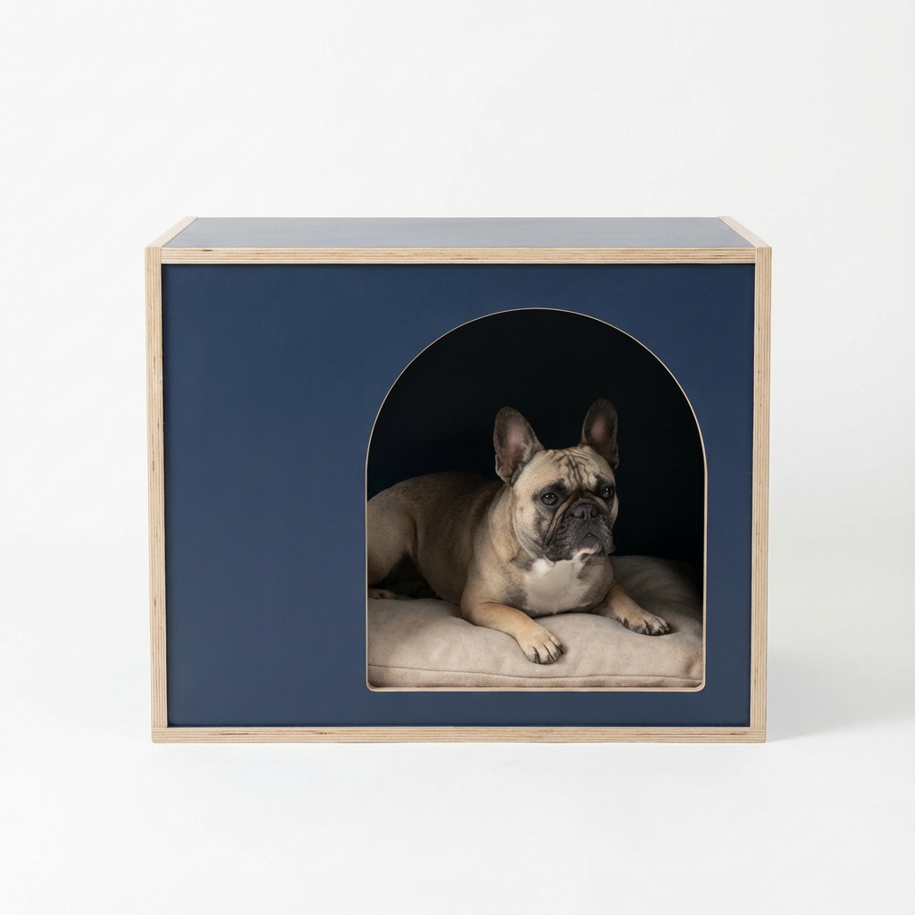 아이블랭크 강아지 고양이 자작나무 친환경 파스텔 펫하우스 소형 중형 대형 사계절용