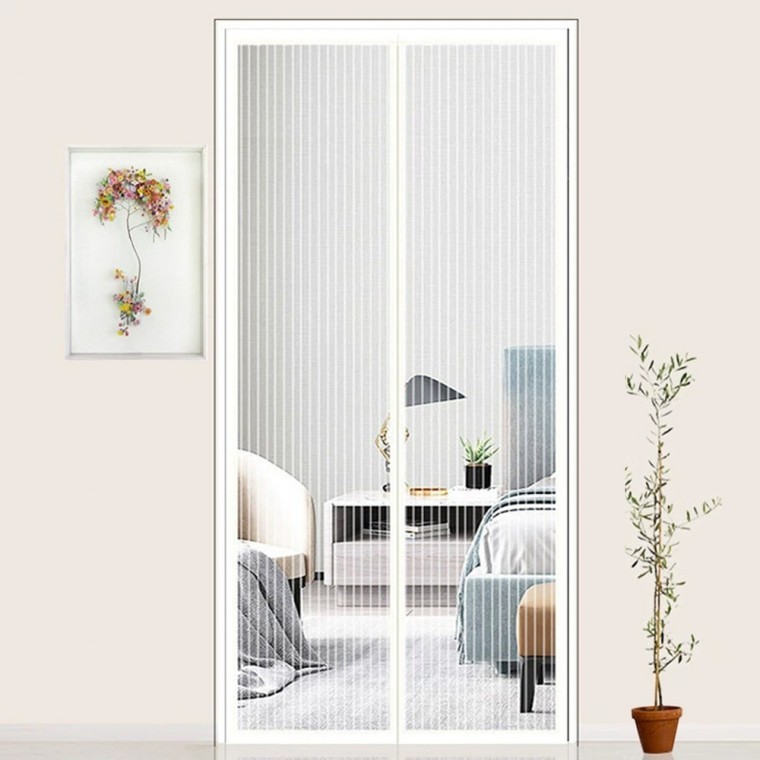 모기안녕 여름 자석 문 모기장 현관 방충망100x210cm - 상품 이미지