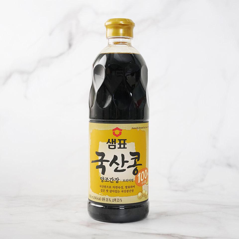 메가마트 샘표 국산콩 양조간장 프리미엄 860ml - 상품 이미지