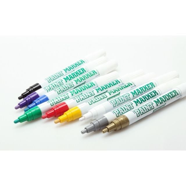 페인트마카(자일렌프리)-노랑 (12 EA) 노랑(자일렌프리)/4.5mm/둥근닙 K-YELLOW-F - 상품 이미지
