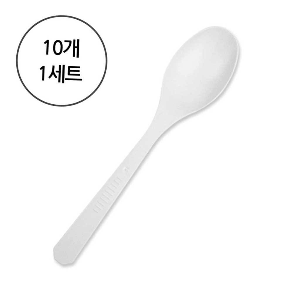 수저 요거트 일회용 카페 용 수저 소풍 - 메인 이미지