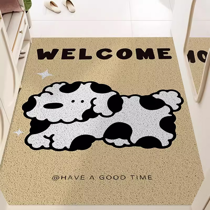퍼피 현관 코일 매트 집 신발장 발판 바닥 베란다 카페트 사무실 출입구 60x90cm