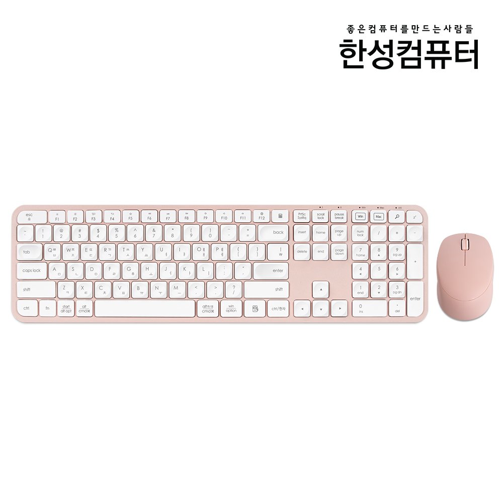 한성컴퓨터 키보드 마우스 세트 무선 키마 콤보 LKM500 키압낮은 저소음 사무용 - 상세 이미지 5