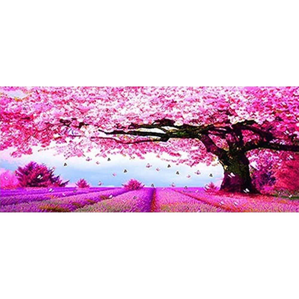벚꽃나무 (3D)(원형) 보석십자수 50x110 - 메인 이미지