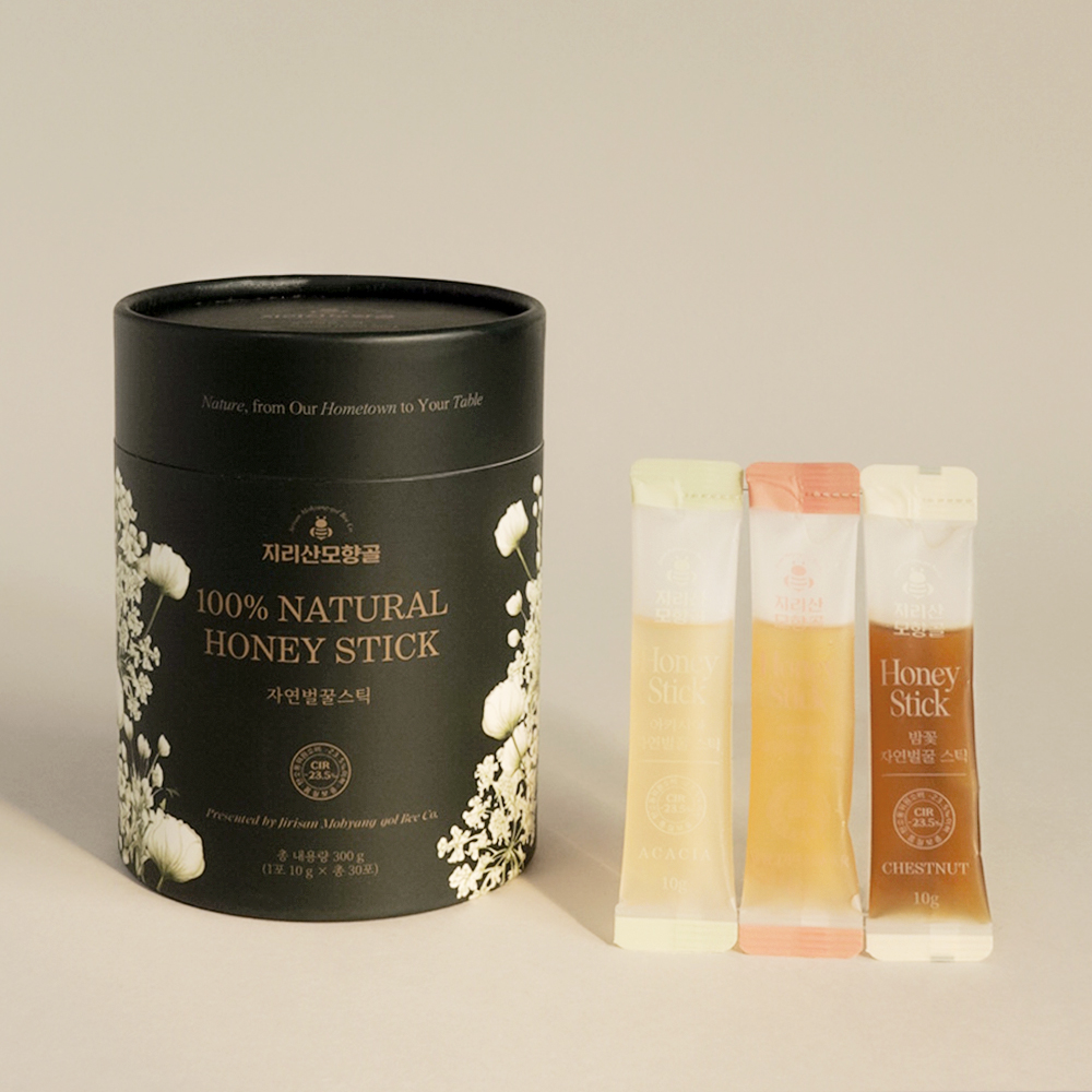 지리산모향골 자연 꿀스틱 30포 올인원 3종 허니스틱 답례품 제품 이미지