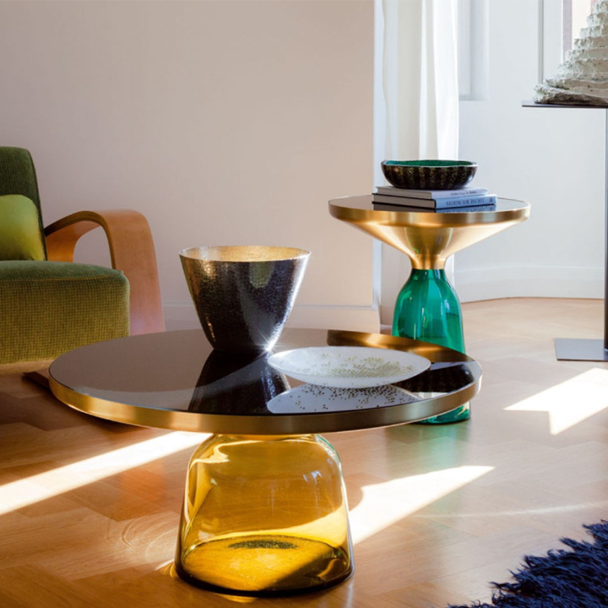 벨 사이드 테이블 거실 소파 유리 침대 옆 협탁 Bell Side Table A