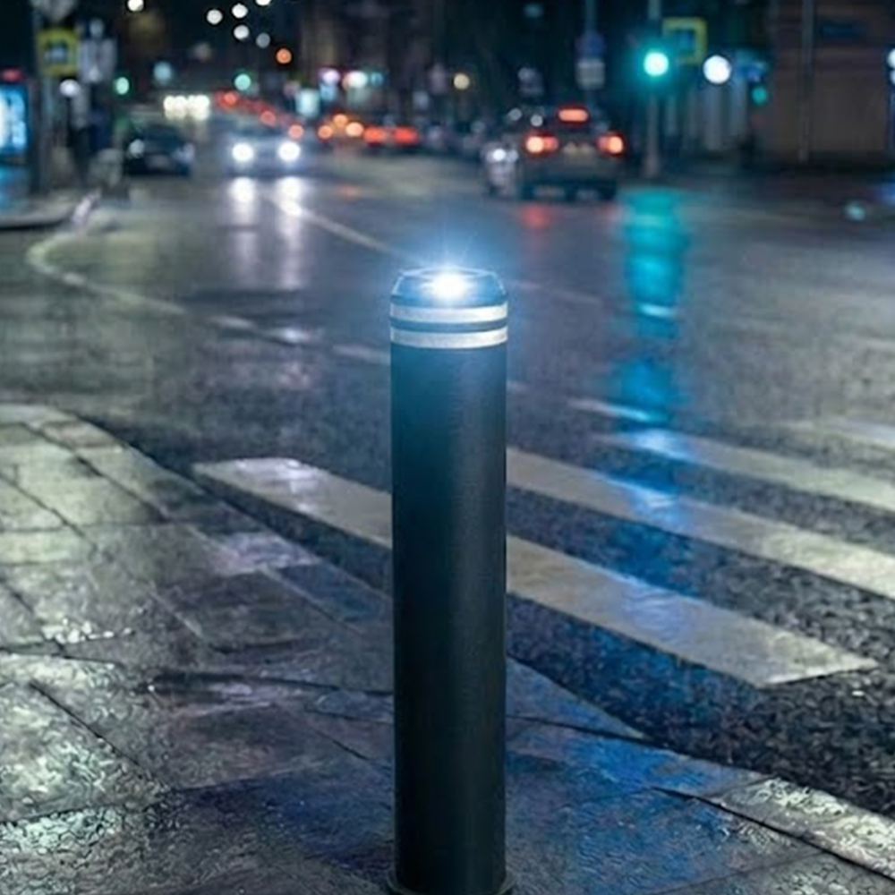태양광 우레탄 볼라드등 LED 가로등 쏠라 태양열 매립등 도로 주차장 안전봉 주차 차단봉 - 상세 이미지 4
