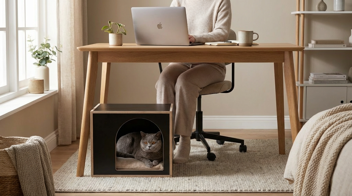 아이블랭크 강아지 고양이 자작나무 친환경 파스텔 펫하우스 소형 중형 대형 사계절용