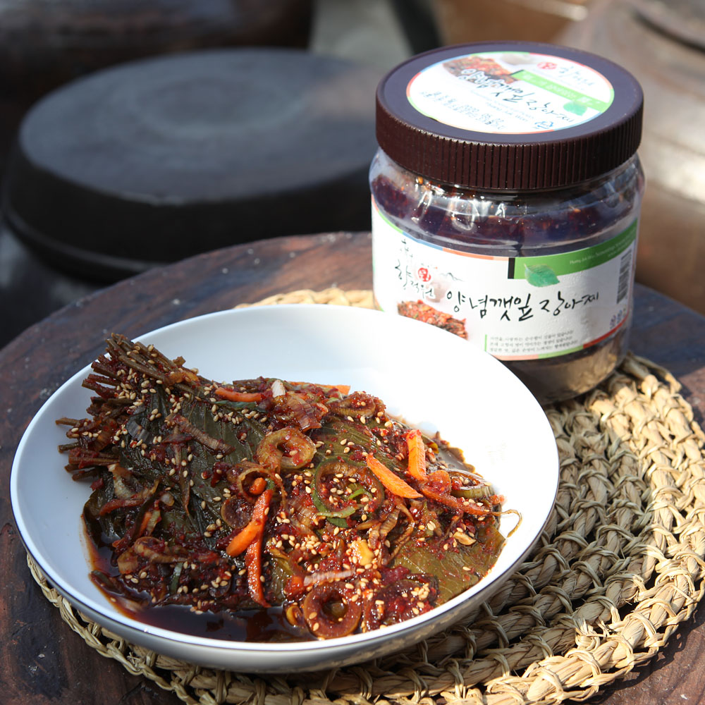 양념 깻잎장아찌 500g 맛있는 국산 반찬 순창 향적원 - 상세 이미지 3