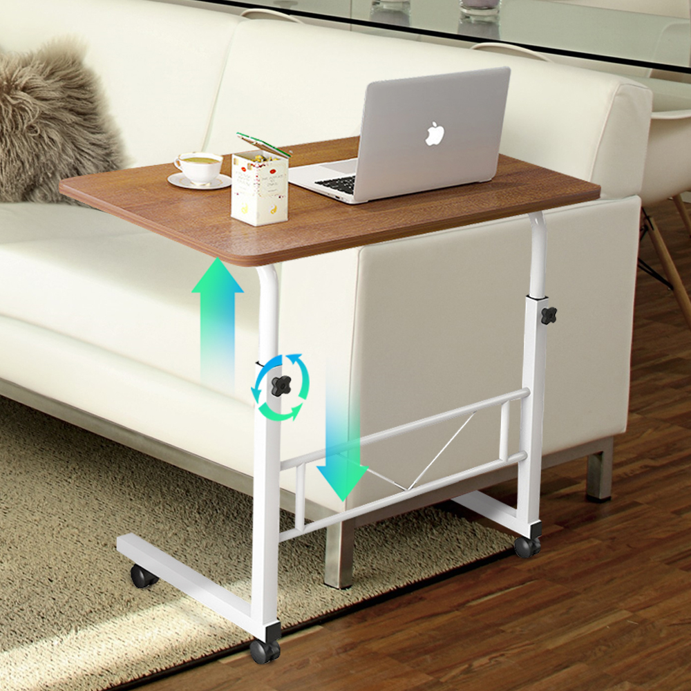 높이조절 베드테이블 이동식 사이드 노트북 책상 거실 쇼파