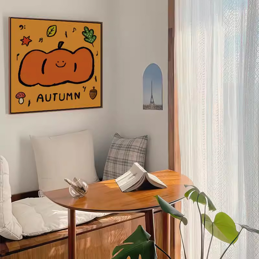 플로랄 캔버스 귀여운그림 캔버스 인테리어 액자 83cm 이미지 7