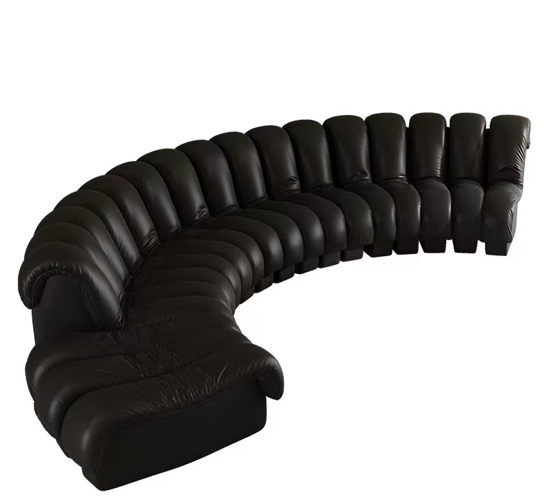 DS-600 논스톱 라운지 소파 등받이가 없는 단일 모듈