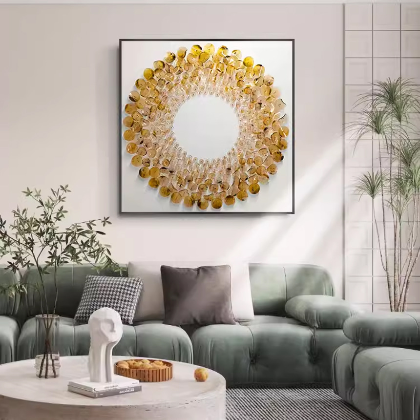 레디언트 젬스톤 그림 인테리어 거실 액자 100cm 이미지 8