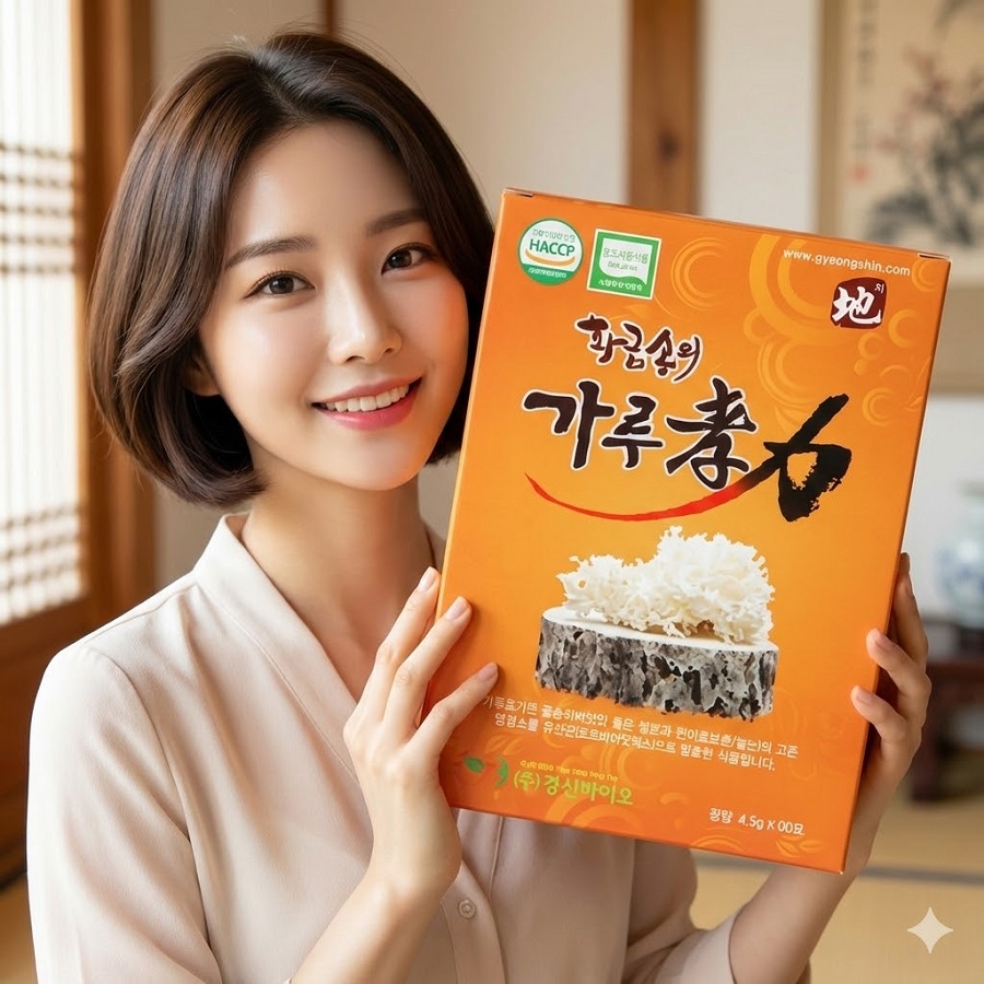 발효꽃송이버섯 효소 꽃송이버섯 발효현미버섯 지미 90포 1통 - 상품 이미지