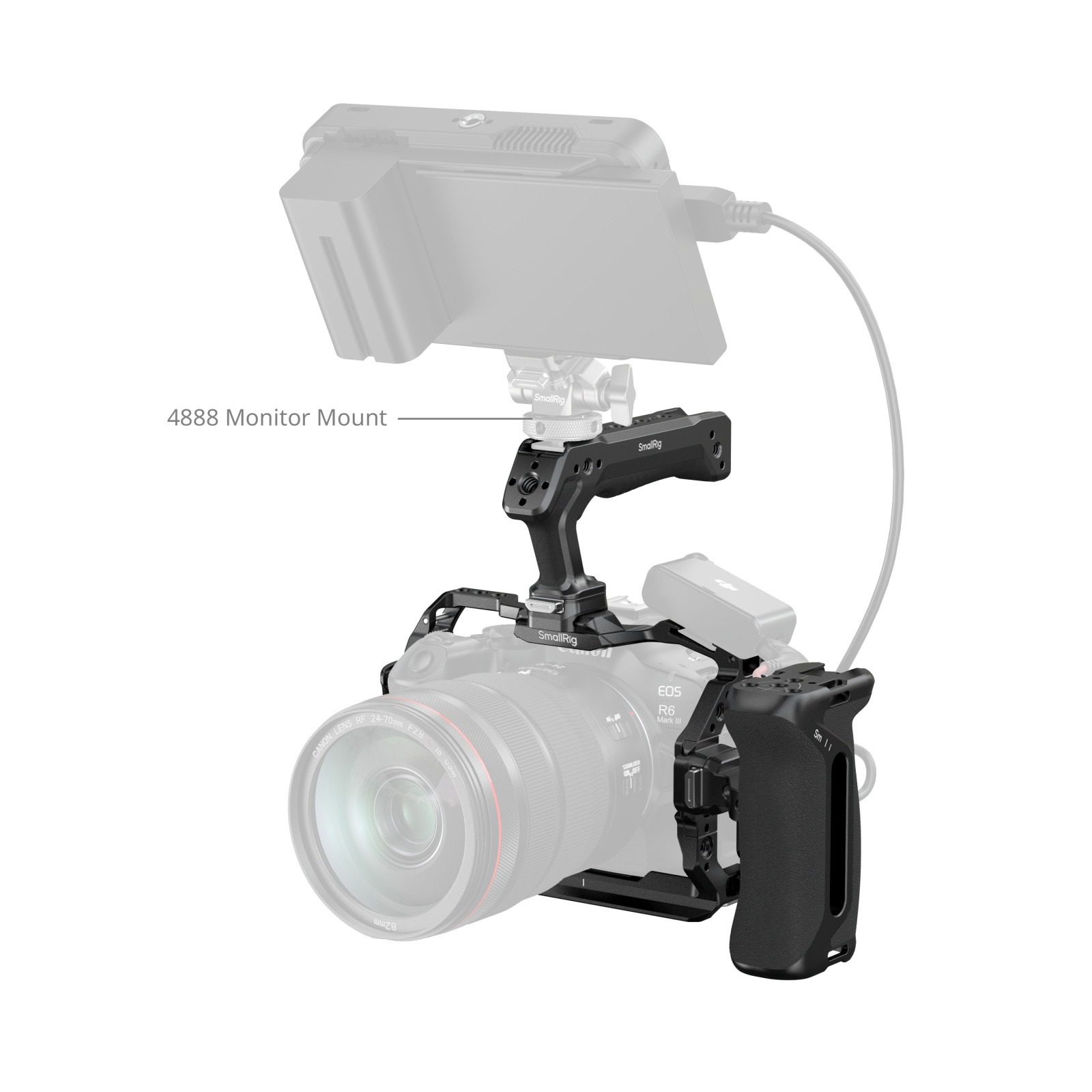 스몰리그 HawkLock 퀵 릴리즈 케이지 키트 어드밴스드 에디션 (캐논 EOS R6 Mark III/R6 Mark II 전용) 5958 - 상세 이미지 4
