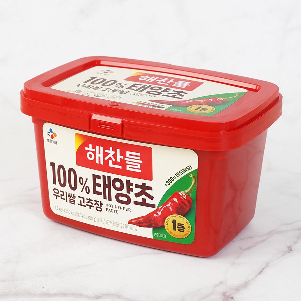 메가마트 CJ 해찬들 태양초 우리쌀 고추장 1.5kg+300g - 상세 이미지 2